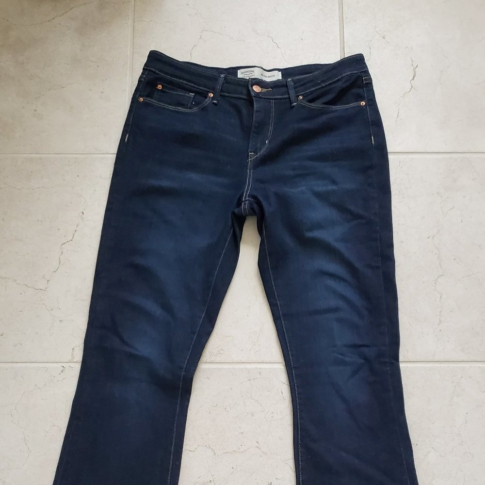 Signature by Levi Strauss Women's Midrise Bootcut Jeans SZ 12L